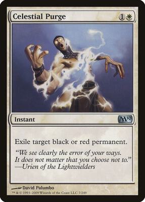 Celestial Purge card from Magic 2010 (M10)