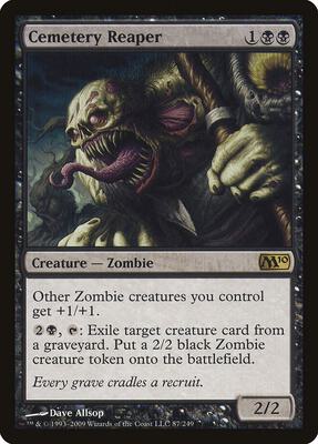 Cemetery Reaper card from Magic 2010 (M10)