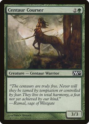 Centaur Courser card from Magic 2010 (M10)