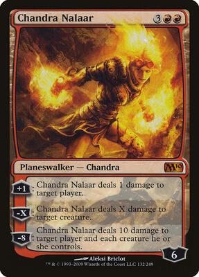 Chandra Nalaar card from Magic 2010 (M10)