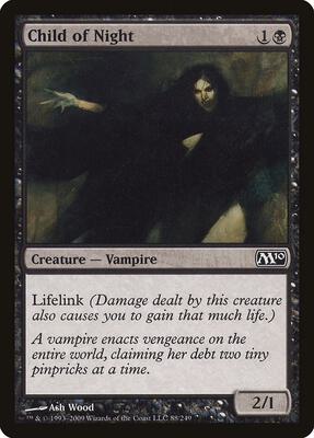 Child of Night card from Magic 2010 (M10)