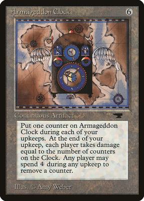 Armageddon Clock card from Antiquities