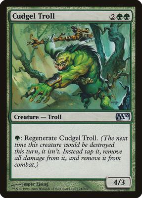 Cudgel Troll card from Magic 2010 (M10)
