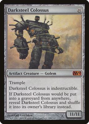 Darksteel Colossus card from Magic 2010 (M10)