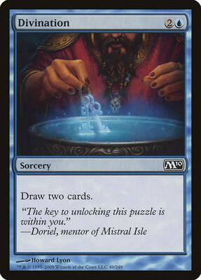 Divination card from Magic 2010 (M10)