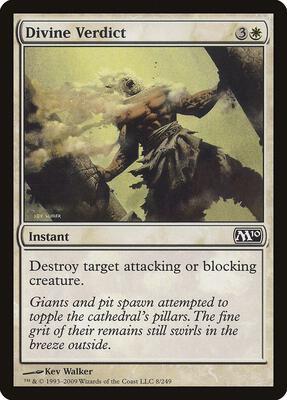 Divine Verdict card from Magic 2010 (M10)