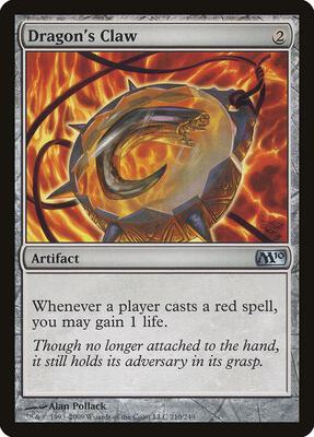 Dragon's Claw card from Magic 2010 (M10)