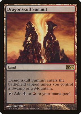 Dragonskull Summit card from Magic 2010 (M10)