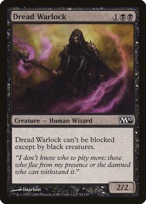 Dread Warlock card from Magic 2010 (M10)