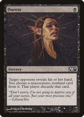 Duress card from Magic 2010 (M10)