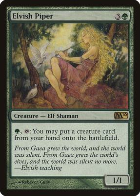 Elvish Piper card from Magic 2010 (M10)