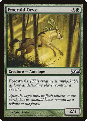 Emerald Oryx card from Magic 2010 (M10)