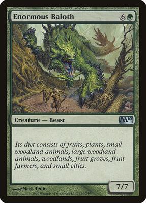 Enormous Baloth card from Magic 2010 (M10)