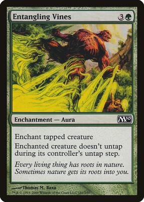 Entangling Vines card from Magic 2010 (M10)