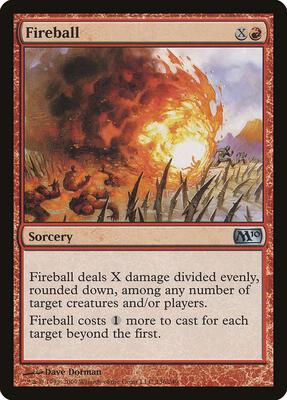 Fireball card from Magic 2010 (M10)