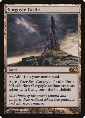 Gargoyle Castle card from Magic 2010 (M10)