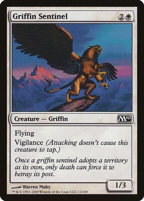Griffin Sentinel card from Magic 2010 (M10)