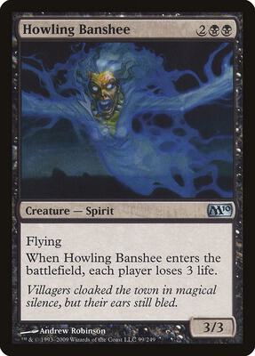 Howling Banshee card from Magic 2010 (M10)