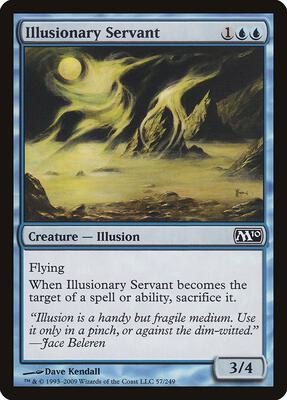 Illusionary Servant card from Magic 2010 (M10)
