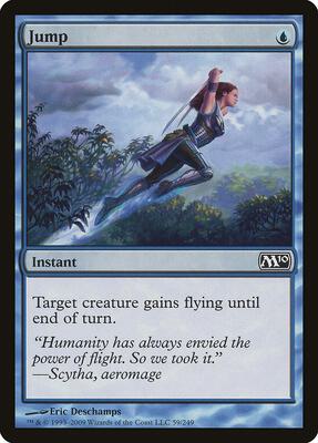 Jump card from Magic 2010 (M10)