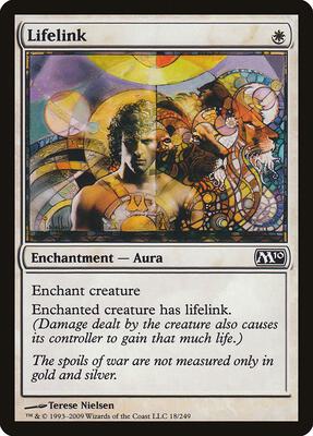Lifelink card from Magic 2010 (M10)