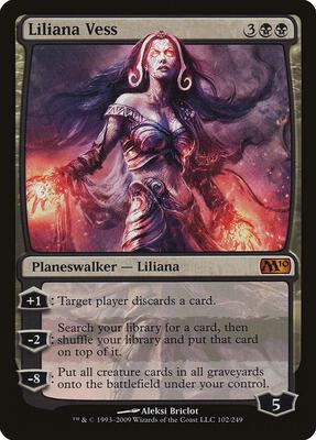 Liliana Vess card from Magic 2010 (M10)