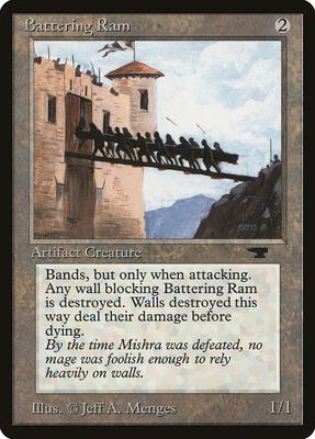 Battering Ram card from Antiquities