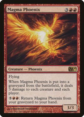 Magma Phoenix card from Magic 2010 (M10)