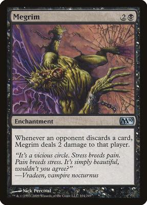 Megrim card from Magic 2010 (M10)