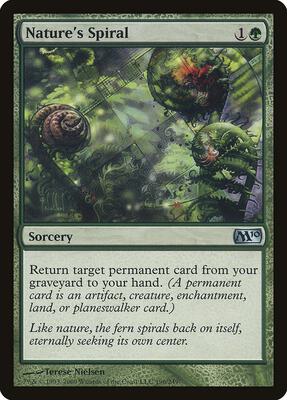 Nature's Spiral card from Magic 2010 (M10)
