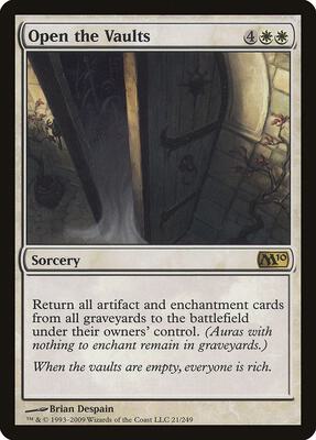 Open the Vaults card from Magic 2010 (M10)