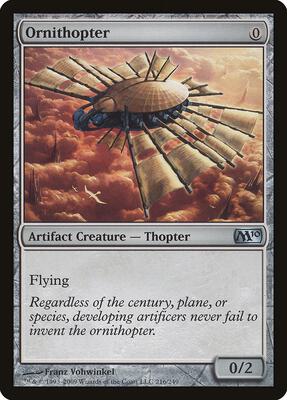 Ornithopter card from Magic 2010 (M10)