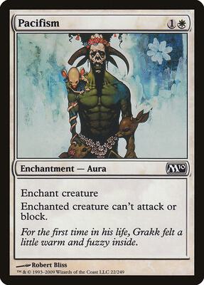 Pacifism card from Magic 2010 (M10)