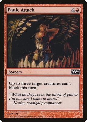 Panic Attack card from Magic 2010 (M10)