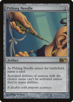 Pithing Needle card from Magic 2010 (M10)