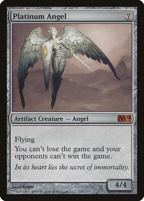 Platinum Angel card from Magic 2010 (M10)