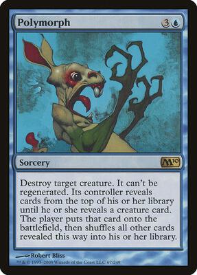Polymorph card from Magic 2010 (M10)
