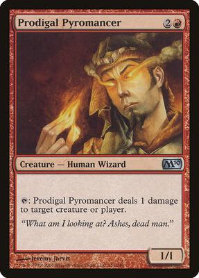 Prodigal Pyromancer card from Magic 2010 (M10)