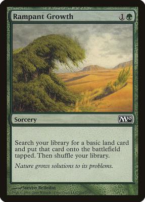 Rampant Growth card from Magic 2010 (M10)