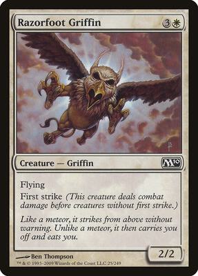 Razorfoot Griffin card from Magic 2010 (M10)