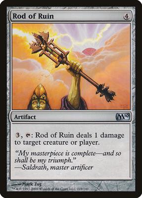 Rod of Ruin card from Magic 2010 (M10)
