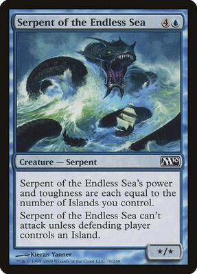 Serpent of the Endless Sea card from Magic 2010 (M10)