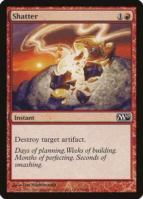 Shatter card from Magic 2010 (M10)