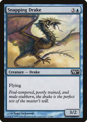 Snapping Drake card from Magic 2010 (M10)