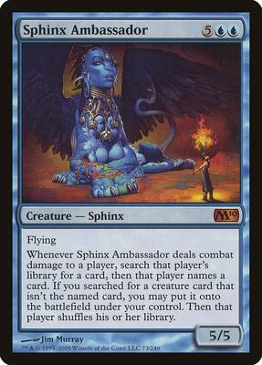 Sphinx Ambassador card from Magic 2010 (M10)