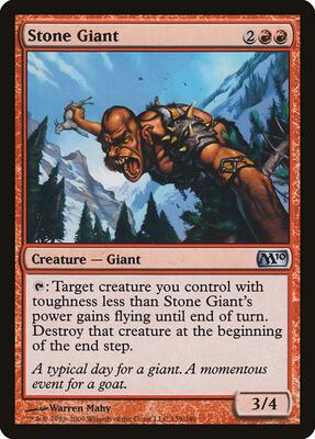 Stone Giant card from Magic 2010 (M10)