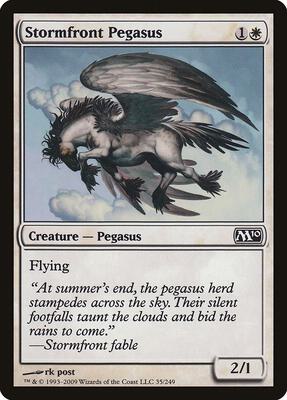 Stormfront Pegasus card from Magic 2010 (M10)