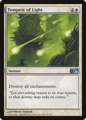 Tempest of Light card from Magic 2010 (M10)