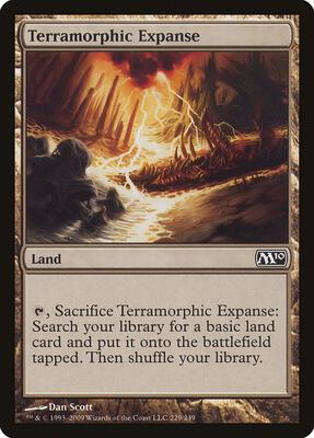 Terramorphic Expanse card from Magic 2010 (M10)