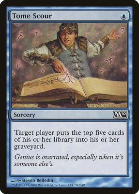Tome Scour card from Magic 2010 (M10)